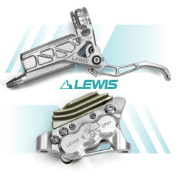 Hydraulická brzda Lewis EP6+ strieborná predná alebo zadná
